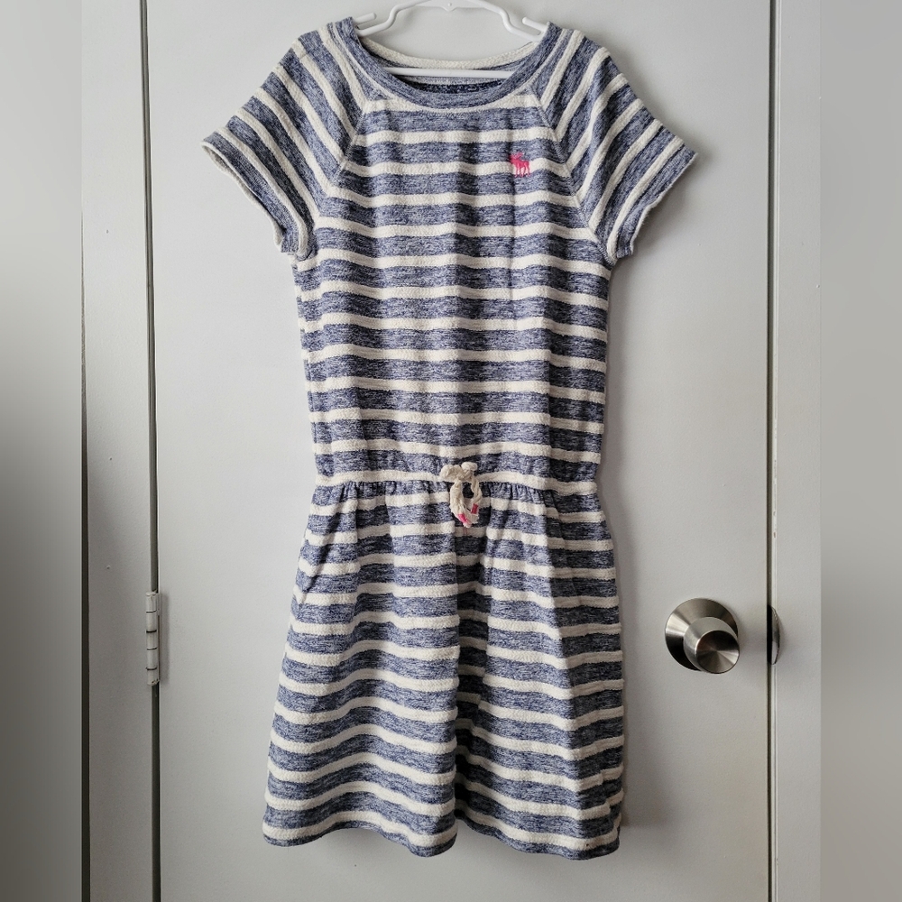 Abercrombie kids striped terry beach dress